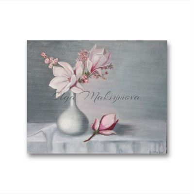 Magnolia In The Vase